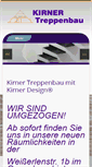 Mobile Screenshot of kirner-treppen.de
