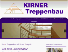 Tablet Screenshot of kirner-treppen.de